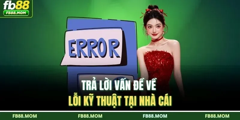 Trả lời vấn đề về lỗi kỹ thuật tại nhà cái